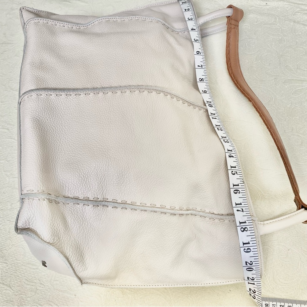 The Sak Los Felix Leather Tote “Stone” color with Contrast Tan Handle NWOT - Picture 7 of 8